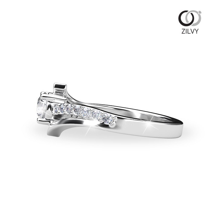 Zilvy - แหวนหญิงเพชรน้ำร้อย 0.44 กะรัต (GR982)