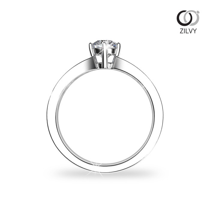 Zilvy - แหวนหญิงเพชรน้ำร้อย 0.64 กะรัต (GR713)