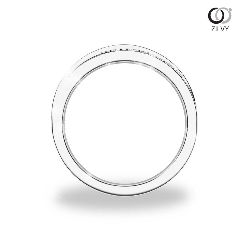 Zilvy - แหวนหญิงเพชรน้ำร้อย 0.10 กะรัต (GR854)