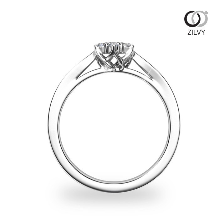 Zilvy - แหวนหญิงเพชรน้ำร้อย 0.14 กะรัต (GR942)