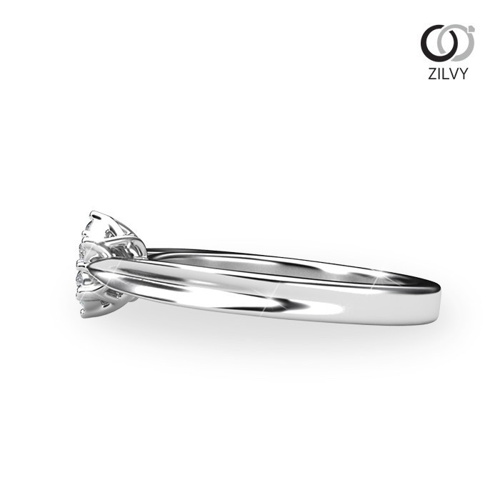 Zilvy - แหวนหญิงเพชรน้ำร้อย 0.14 กะรัต (GR942)