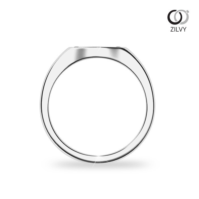Zilvy - แหวนหญิงเพชรน้ำร้อย 0.02 กะรัต (GR1186)