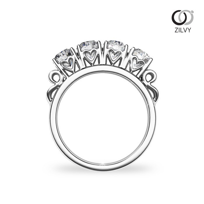 Zilvy - แหวนหญิงเพชรน้ำร้อย 1.60 กะรัต (GR919)