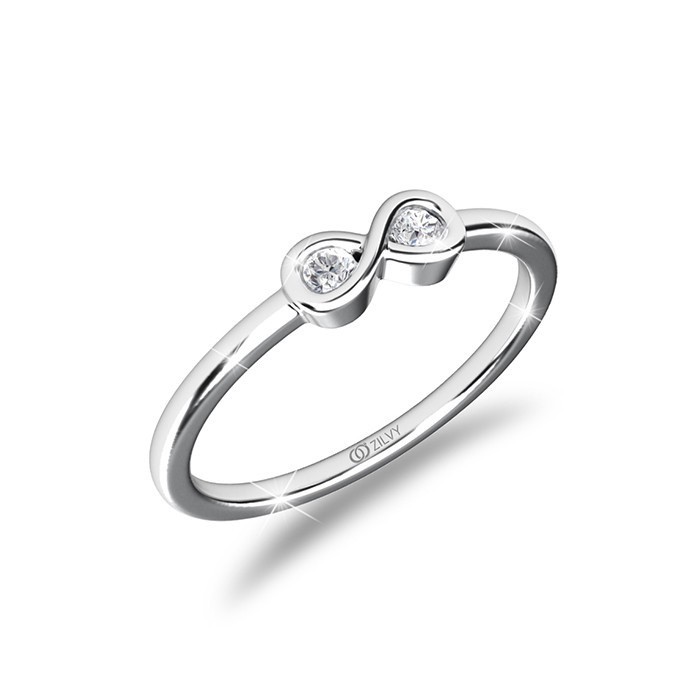 Zilvy Minimal Ring Nongbow - แหวนหญิงเพชรน้ำร้อย 0.06 กะรัต (GR806)