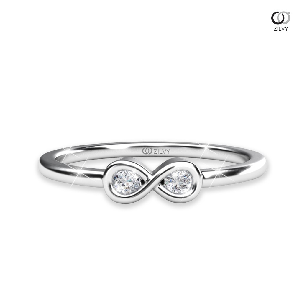 Zilvy Minimal Ring Nongbow - แหวนหญิงเพชรน้ำร้อย 0.06 กะรัต (GR806)