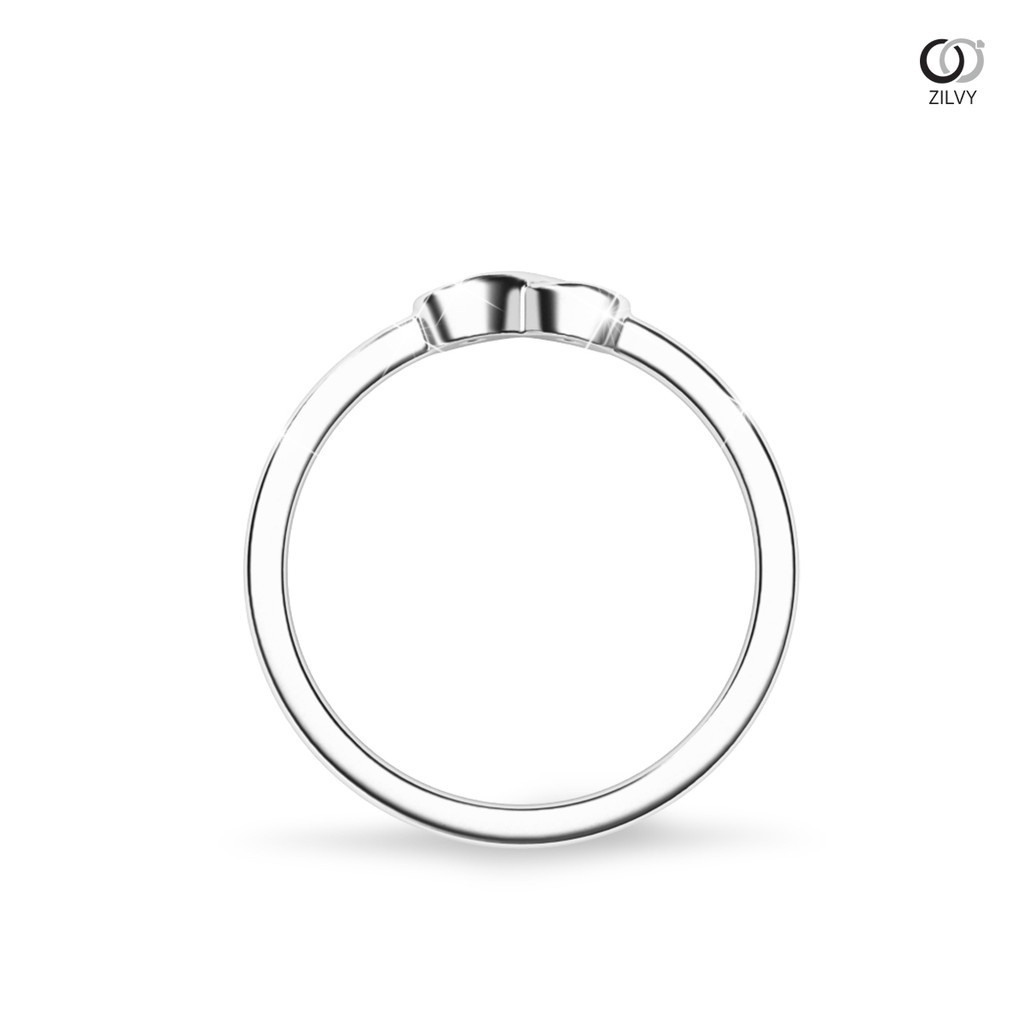 Zilvy Minimal Ring Nongbow - แหวนหญิงเพชรน้ำร้อย 0.06 กะรัต (GR806)