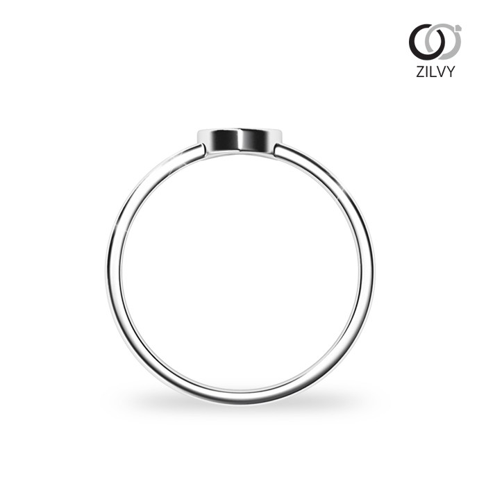 Zilvy Minimal Ring - แหวนหญิงเพชรน้ำร้อย 0.05 กะรัต (GR811)