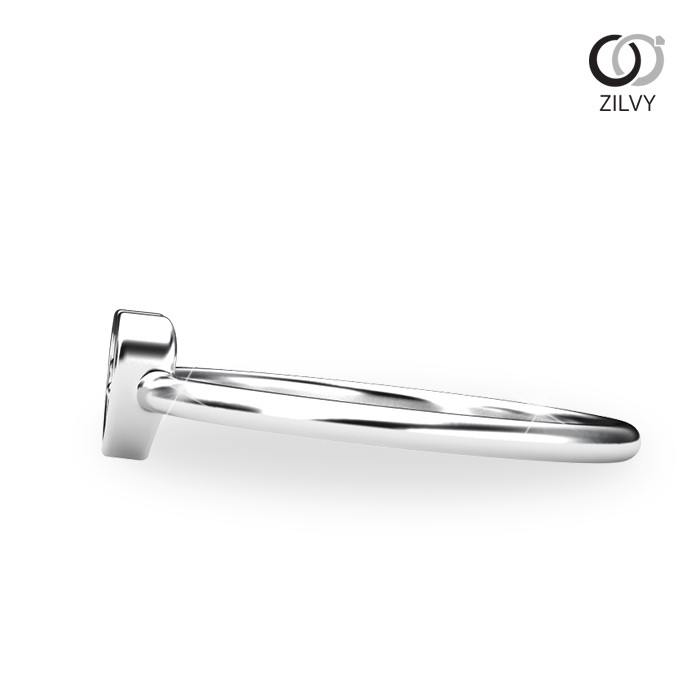 Zilvy Minimal Ring - แหวนหญิงเพชรน้ำร้อย 0.05 กะรัต (GR811)