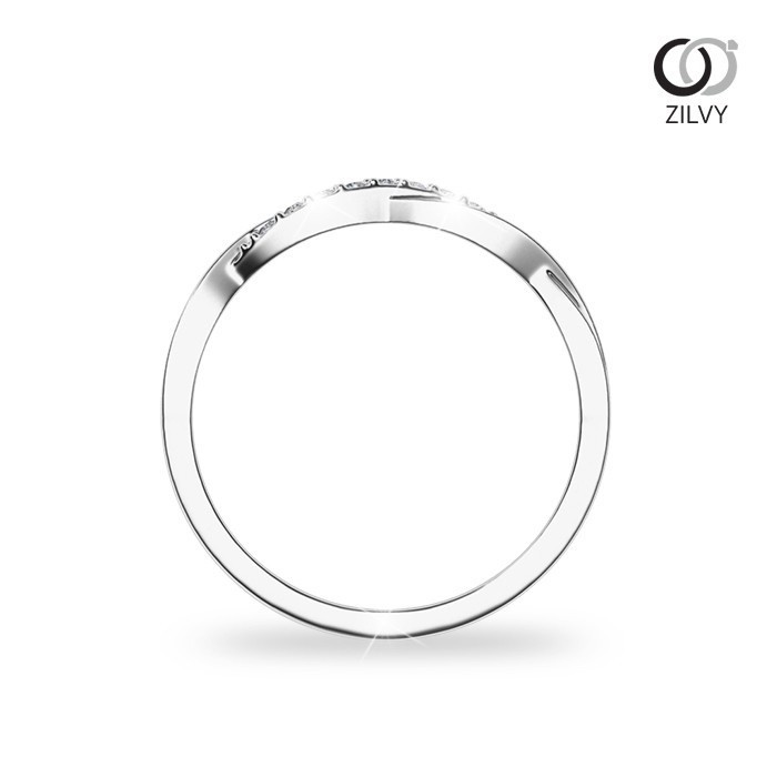 Zilvy - แหวนหญิงเพชรน้ำร้อย 0.09 กะรัต (GR1105)