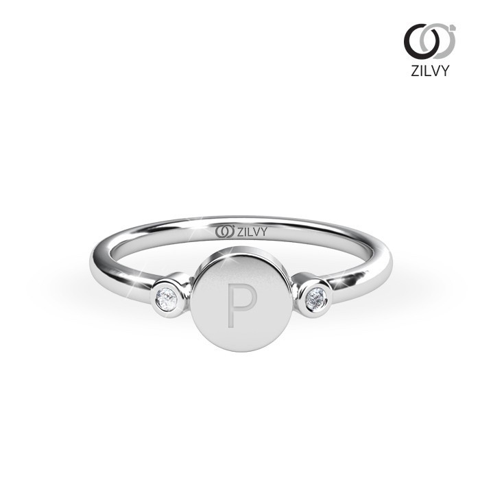 Zilvy - แหวนหญิงเพชรน้ำร้อย 0.02 กะรัต (GR1181)