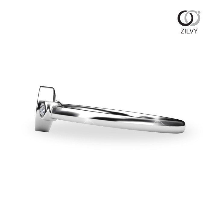 Zilvy - แหวนหญิงเพชรน้ำร้อย 0.02 กะรัต (GR1181)