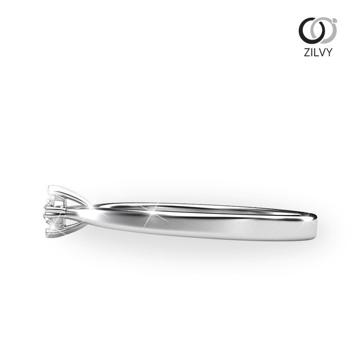 Zilvy - แหวนหญิงเพชรน้ำร้อย 0.10 กะรัต (GR286)
