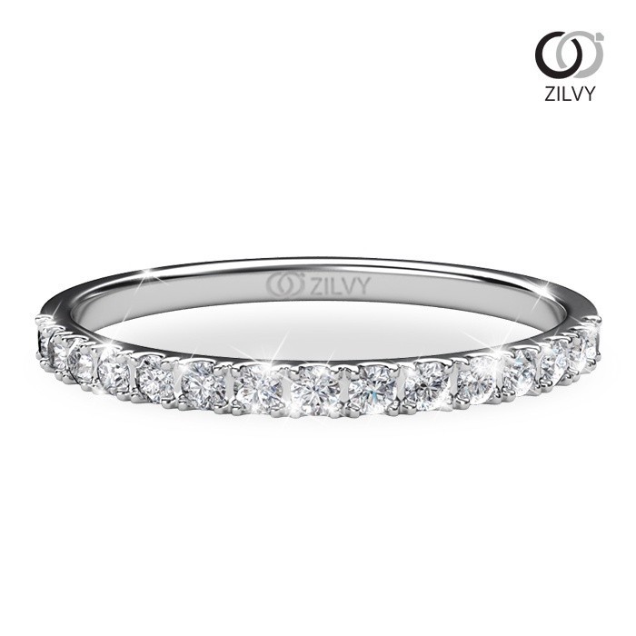 Zilvy Minimal Ring - แหวนหญิงเพชรน้ำร้อย 0.30 กะรัต (GR308)