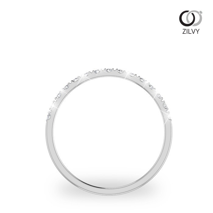 Zilvy Minimal Ring - แหวนหญิงเพชรน้ำร้อย 0.30 กะรัต (GR308)