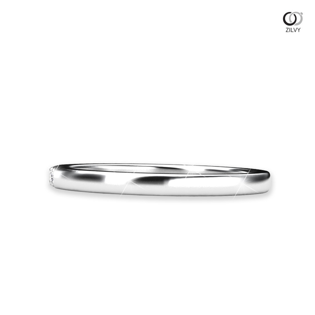Zilvy Minimal Ring Luksorn - แหวนหญิงเพชรน้ำร้อย 0.03 กะรัต (GR796)