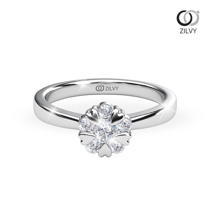 Zilvy - แหวนหญิงเพชรน้ำร้อย 0.20 กะรัต (GR965)