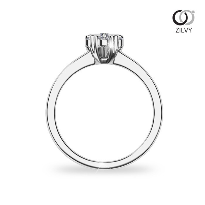 Zilvy - แหวนหญิงเพชรน้ำร้อย 0.20 กะรัต (GR965)