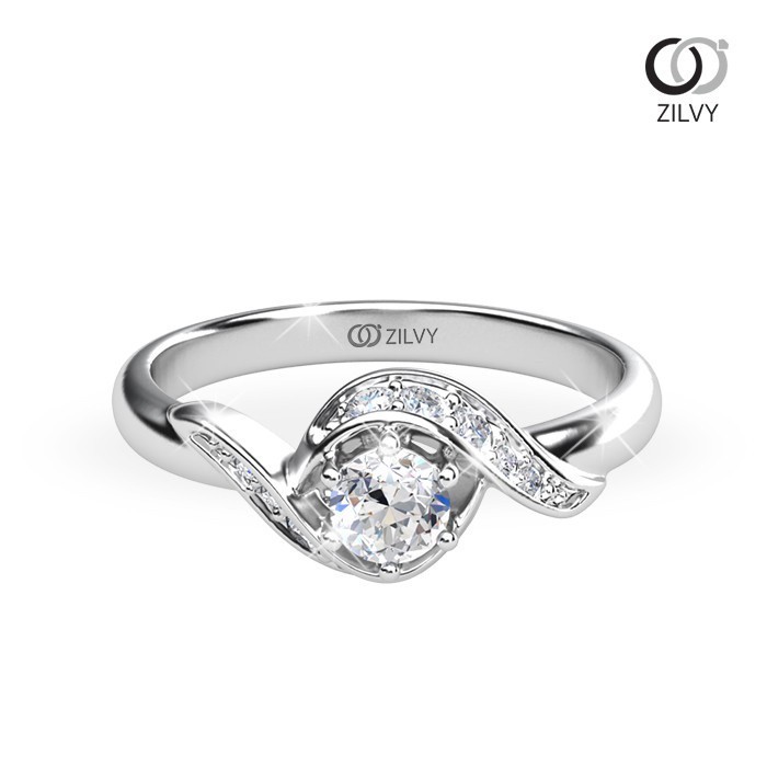 Zilvy - แหวนหญิงเพชรน้ำร้อย 0.36 กะรัต (GR899)
