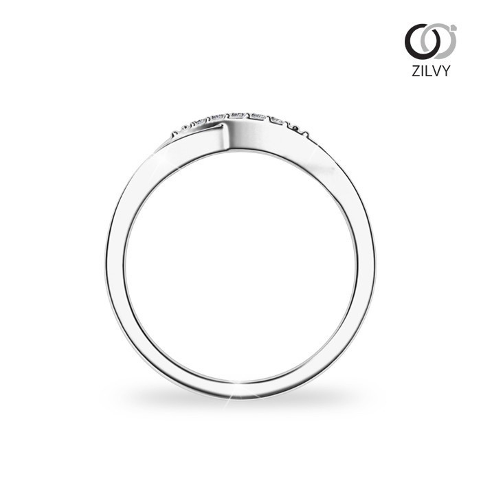 Zilvy - แหวนหญิงเพชรน้ำร้อย 0.05 กะรัต (GR1080)