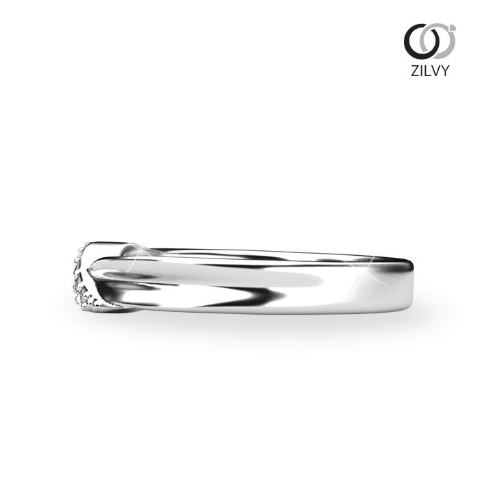 Zilvy - แหวนหญิงเพชรน้ำร้อย 0.05 กะรัต (GR1080)
