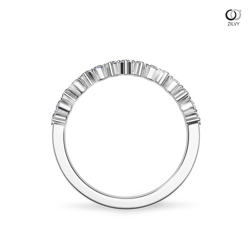 Zilvy - แหวนหญิงเพชรน้ำร้อย 0.15 กะรัต (GR757)