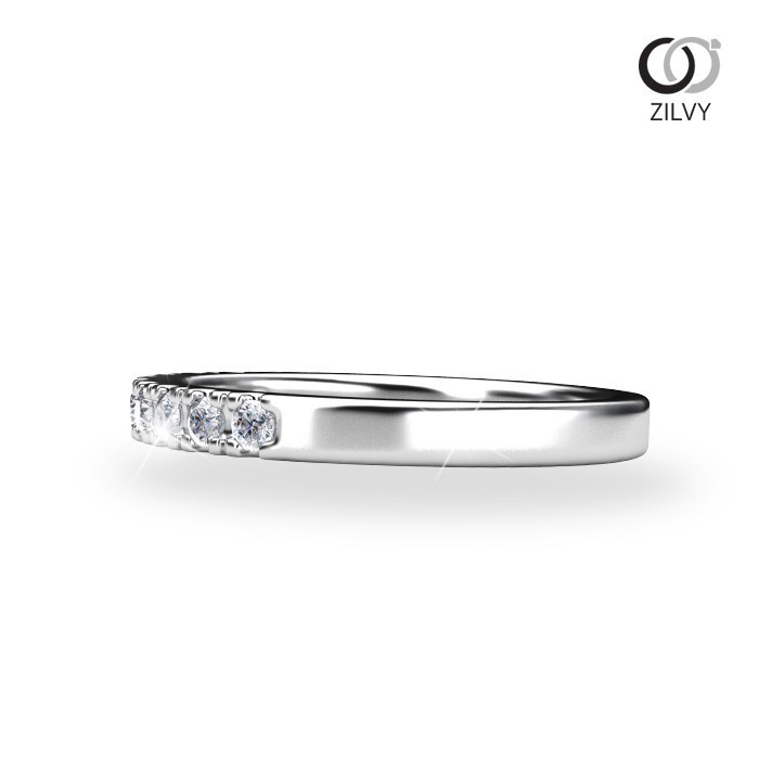 Zilvy - แหวนหญิงเพชรน้ำร้อย 0.50 กะรัต (GR327)