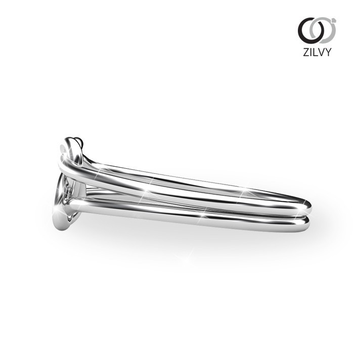 Zilvy - แหวนหญิงตัวเรือน White Gold  (GR291)