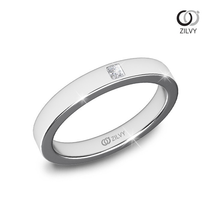 Zilvy - แหวนหญิงเพชรน้ำร้อย 0.05 กะรัต (GR903)