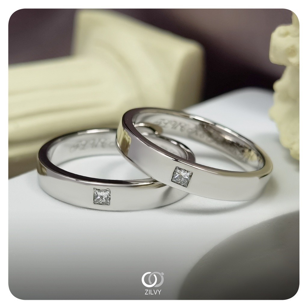 Zilvy - แหวนหญิงเพชรน้ำร้อย 0.05 กะรัต (GR903)