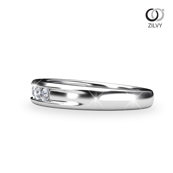 Zilvy - แหวนหญิงเพชรน้ำร้อย 0.18 กะรัต (GR923)