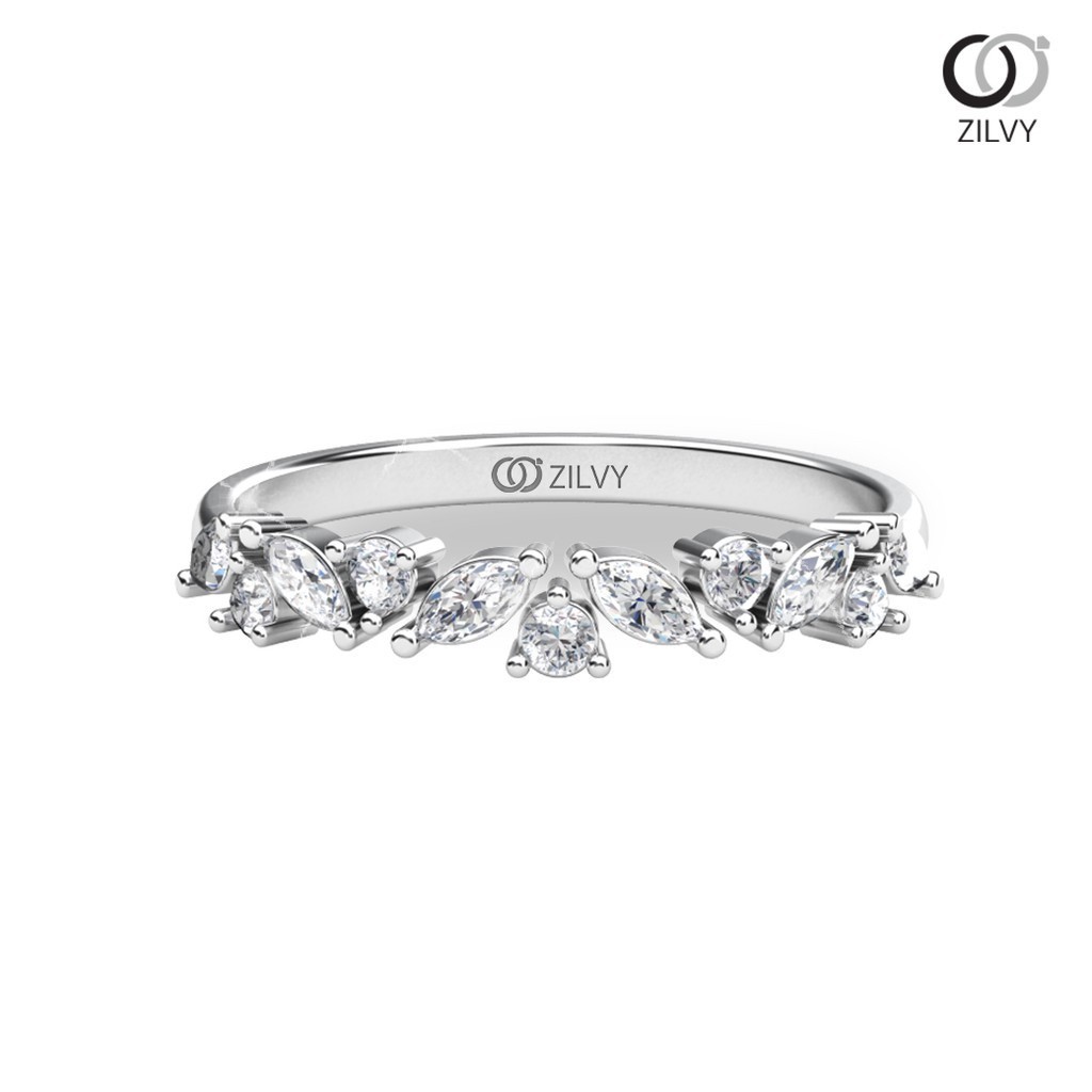 Zilvy - แหวนหญิงเพชรน้ำร้อย 0.22 กะรัต (GR846)