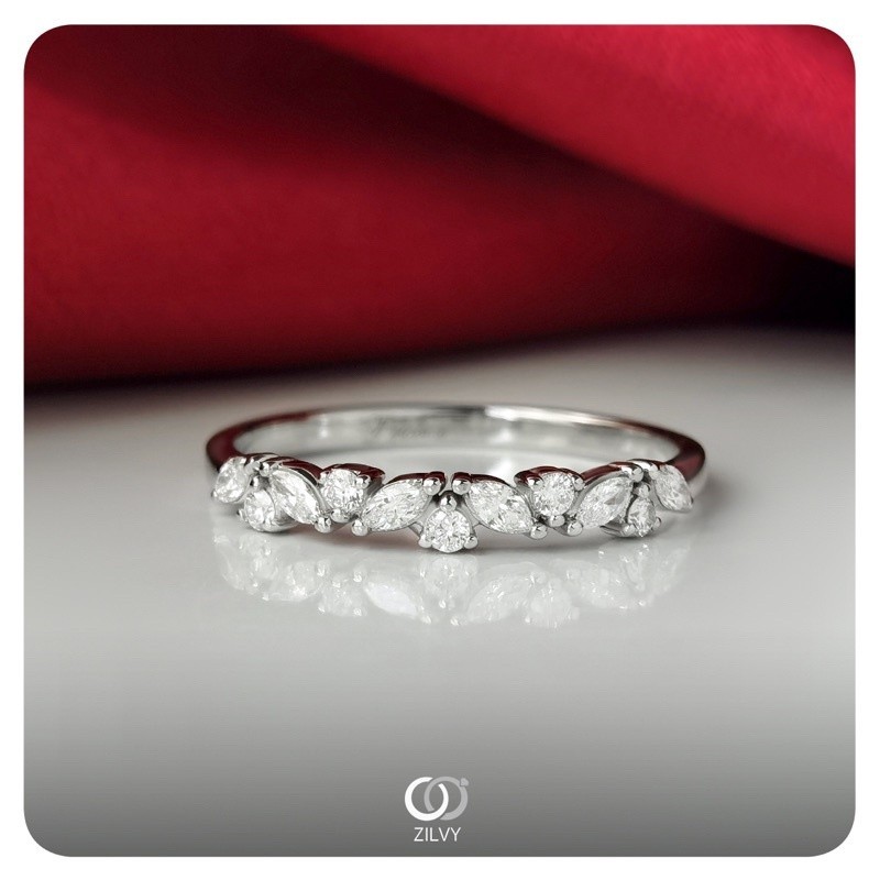 Zilvy - แหวนหญิงเพชรน้ำร้อย 0.22 กะรัต (GR846)