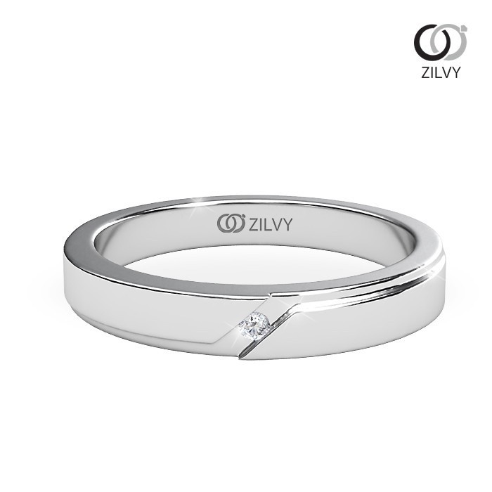 Zilvy - แหวนเพชรน้ำร้อย 0.02 กะรัต (GR261)