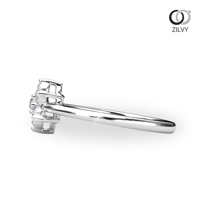 Zilvy - แหวนหญิงเพชรน้ำร้อย 0.21 กะรัต (GR1054)