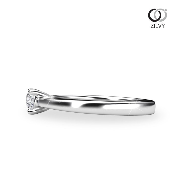 Zilvy - แหวนหญิงเพชรน้ำร้อย 0.20 กะรัต (GR1079)