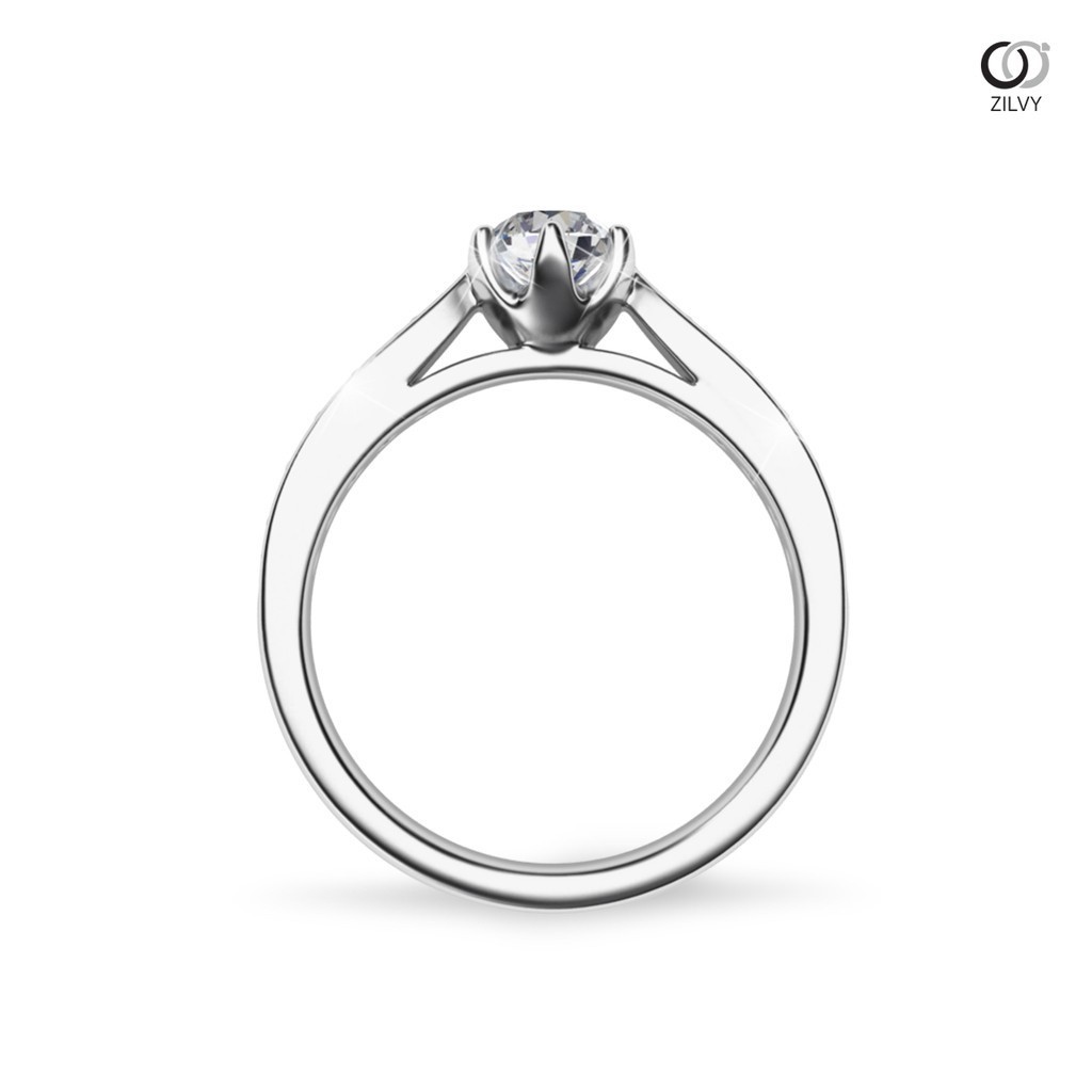 Zilvy - แหวนหญิงเพชรน้ำร้อย 0.50 กะรัต (GR991)