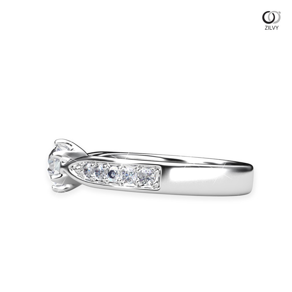 Zilvy - แหวนหญิงเพชรน้ำร้อย 0.50 กะรัต (GR991)