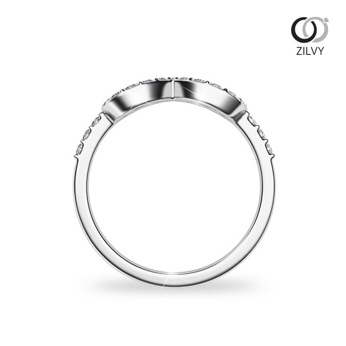 Zilvy - แหวนหญิงเพชรน้ำร้อย 0.27 กะรัต (GR1028)