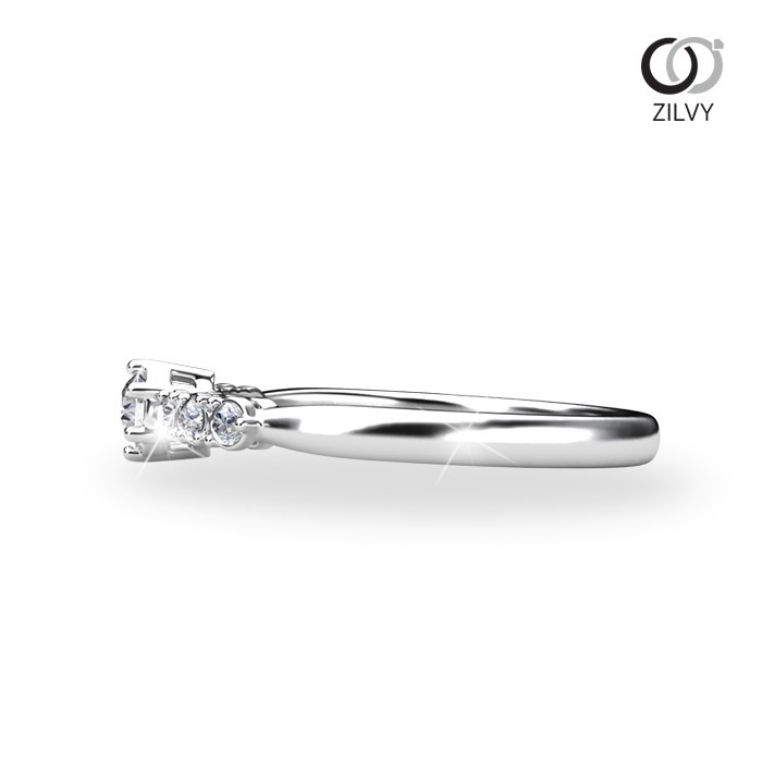 Zilvy - แหวนหญิงเพชรน้ำร้อย 0.22 กะรัต (GR1103)