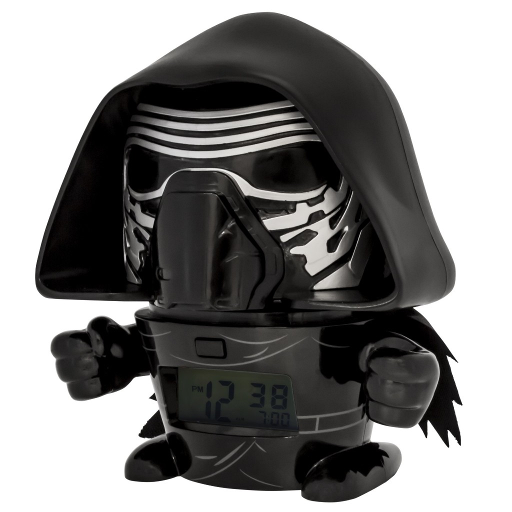 Disney นาฬิกาปลุก แบบมีไฟ สตาร์วอร์ส Star Wars Kylo Ren Light up Alarm Clock (5.5 นิ้ว) ลิขสิทธิ์แท้