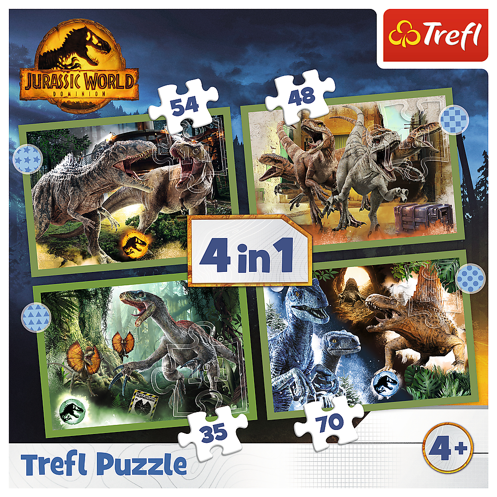 TREFL 4in1 Jigsaw จิ๊กซอว์เด็ก ลายการ์ตูน 207 ชิ้น Disney Spider-Man Mickey ของแท้ ผลิตและนำเข้าจากยุโรป(4ปี+)