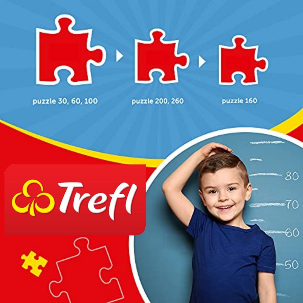 TREFL Jigsaw 4in1 จิ๊กซอว์เด็ก ลายการ์ตูน ดิสนี่ย์ 71 ชิ้น Disney Pony Mickey ของแท้ ผลิตและนำเข้าจากยุโรป(3ปี+)