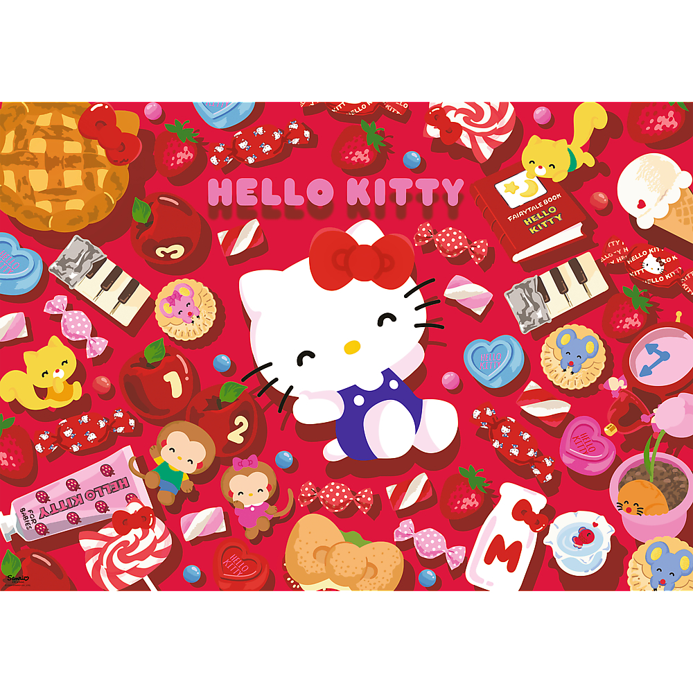 TREFL Jigsaw จิ๊กซอว์ คิตตี้ จำนวน 1000 ชิ้น รุ่น Sanrio Hello Kitty (68.3x48 cm.) ลิขสิทธิ์แท้ ผลิตและนำเข้าจากยุโรป