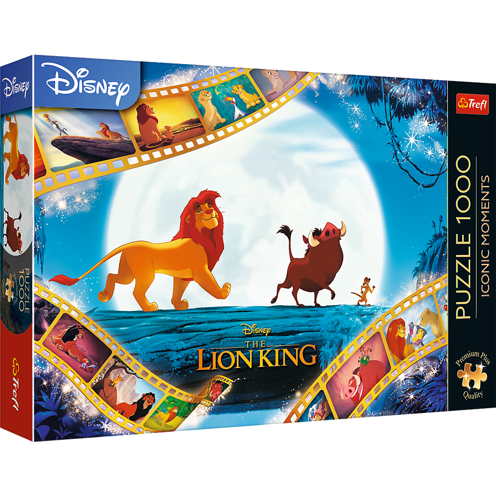 TREFL Premium Plus Jigsaw จิ๊กซอว์ ดิสนี่ย์ 1000 ชิ้น รุ่น Disney Iconic Moment: The Lion King (68.3x48 cm.)ลิขสิทธิ์แท้