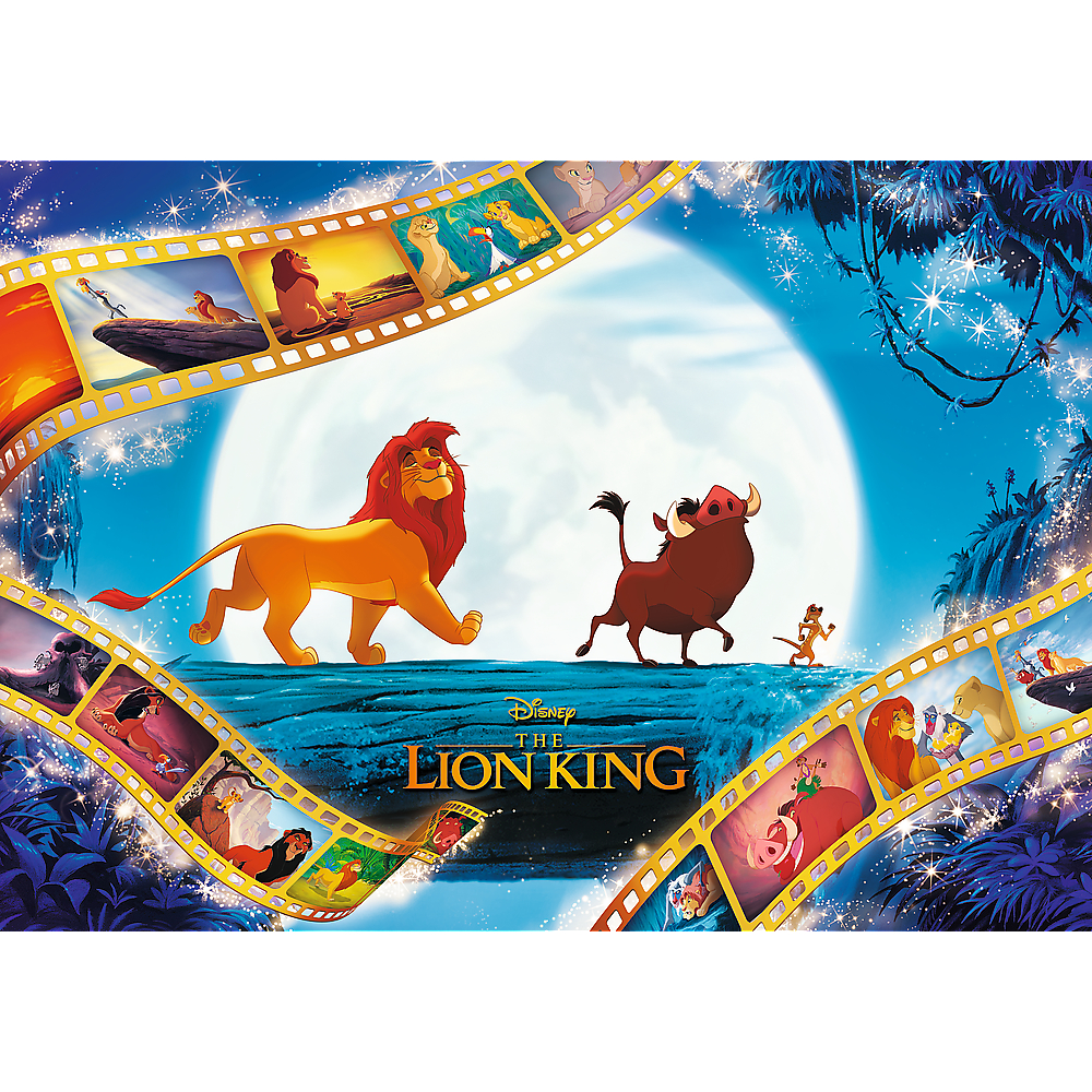 TREFL Premium Plus Jigsaw จิ๊กซอว์ ดิสนี่ย์ 1000 ชิ้น รุ่น Disney Iconic Moment: The Lion King (68.3x48 cm.)ลิขสิทธิ์แท้