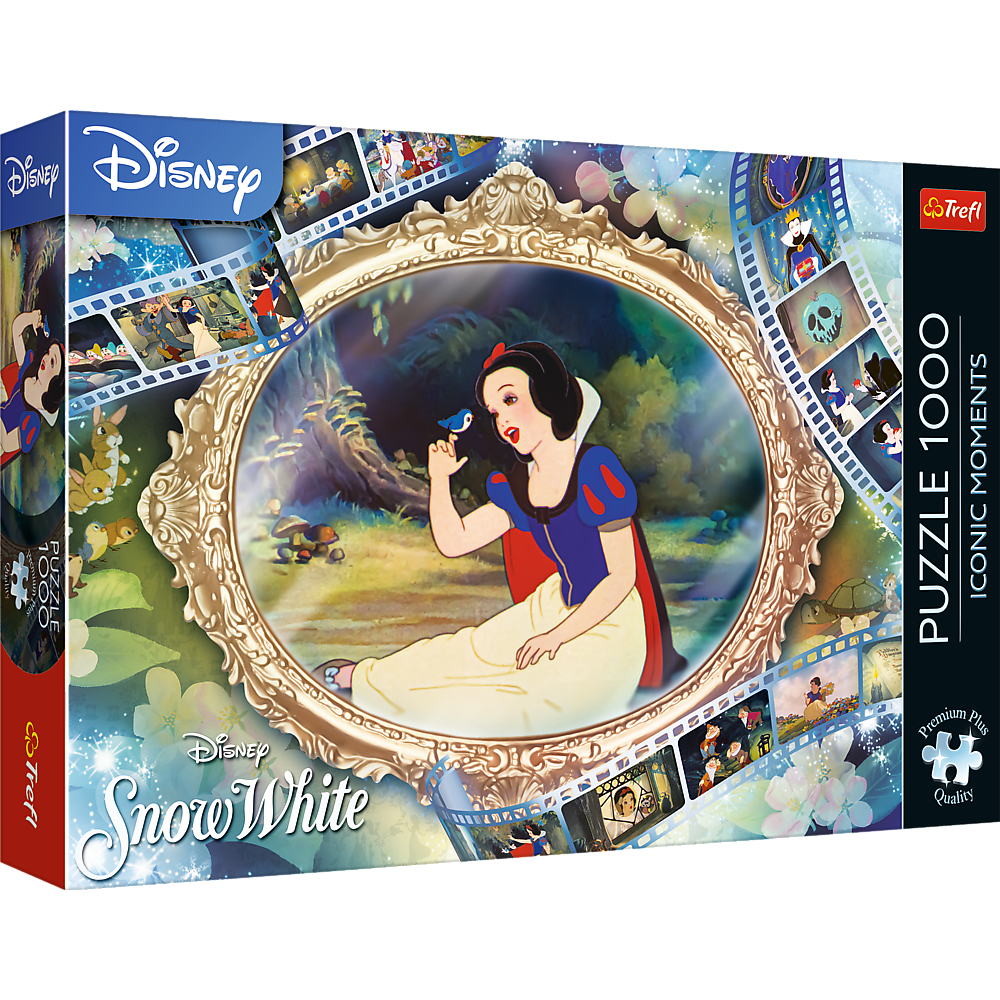 TREFL Premium Plus Jigsaw จิ๊กซอว์ ดิสนี่ย์ 1000 ชิ้น รุ่น Disney Iconic Moment: Snow White (68.3x48 cm.) ลิขสิทธิ์แท้