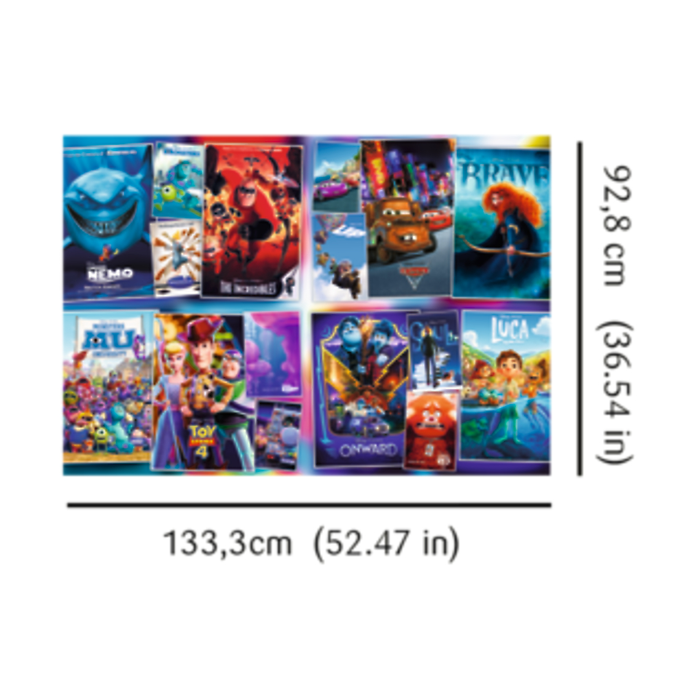 TREFL PRIME Jigsaw จิ๊กซอว์ ดิสนี่ย์ 6000 ชิ้น รุ่น Disney Pixar Epic Animation Gallery (133.3x92.8 cm.) ลิขสิทธิ์แท้