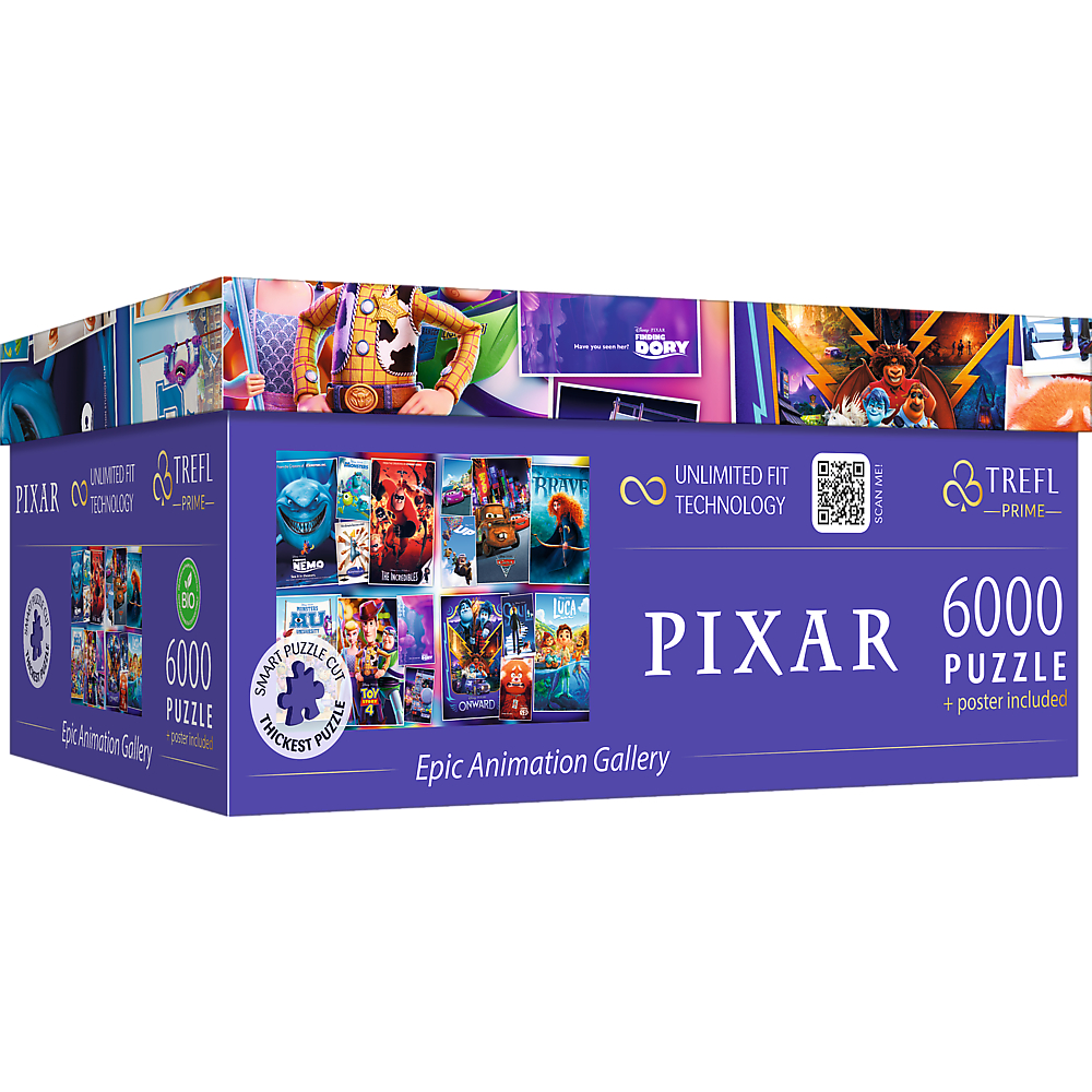 TREFL PRIME Jigsaw จิ๊กซอว์ ดิสนี่ย์ 6000 ชิ้น รุ่น Disney Pixar Epic Animation Gallery (133.3x92.8 cm.) ลิขสิทธิ์แท้
