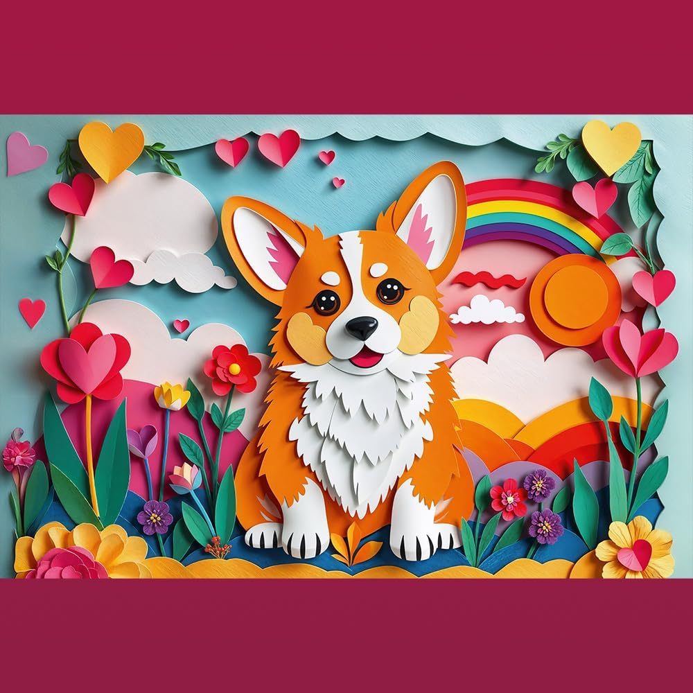 TREFL Jigsaw จิ๊กซอว์เด็ก รูปสัตว์ จำนวน 160 ชิ้น รุ่น Paper Art (41x27.5 cm.) ผลิตและนำเข้าจากยุโรป (6ปี+)