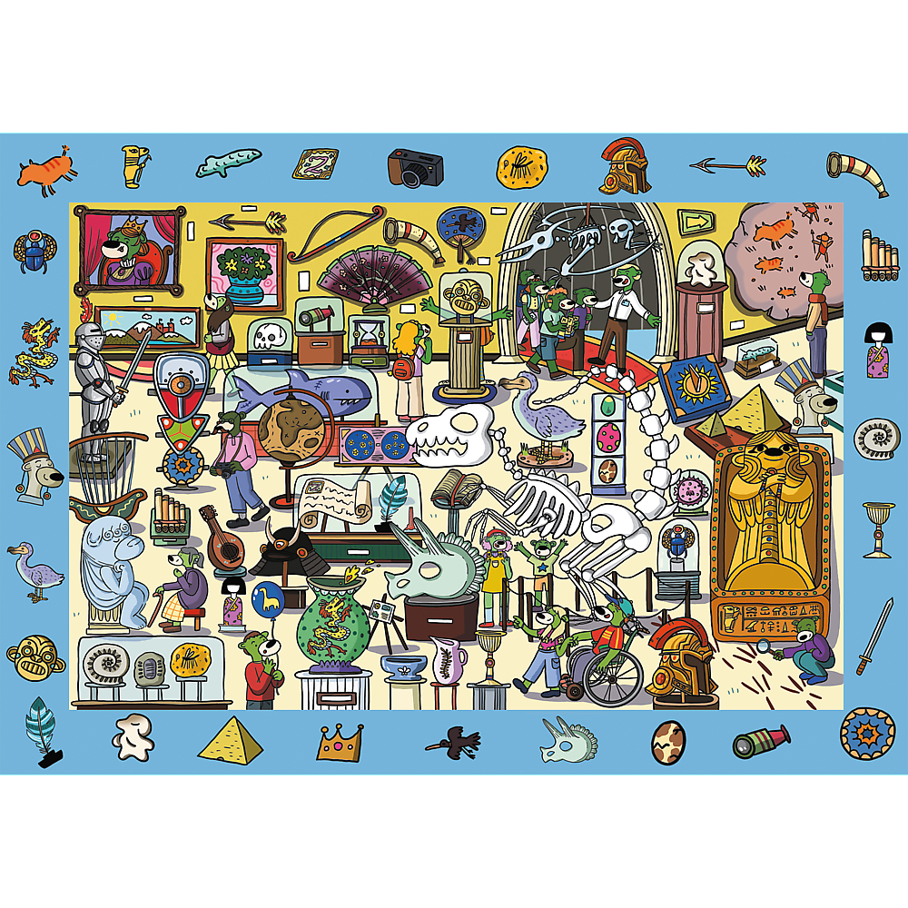 TREFL Jigsaw จิ๊กซอว์เด็ก ฝึกการสังเกต 100 ชิ้น Spy Guy Observational Puzzle (5ปี+) ผลิตและนำเข้าจากยุโรป พร้อมส่ง